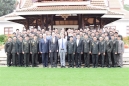 ร่วมให้การต้อนรับคณะผู้บังคับบัญชา และนายทหารนักเรียนโรงเรียนเสนาธิการทหารบก หลักสูตรหลักประจำ ชุดที่ ๙๓ ณ ศาลาไทย สถานเอกอัครราชทูต ณ กรุงแคนเบอร์รา